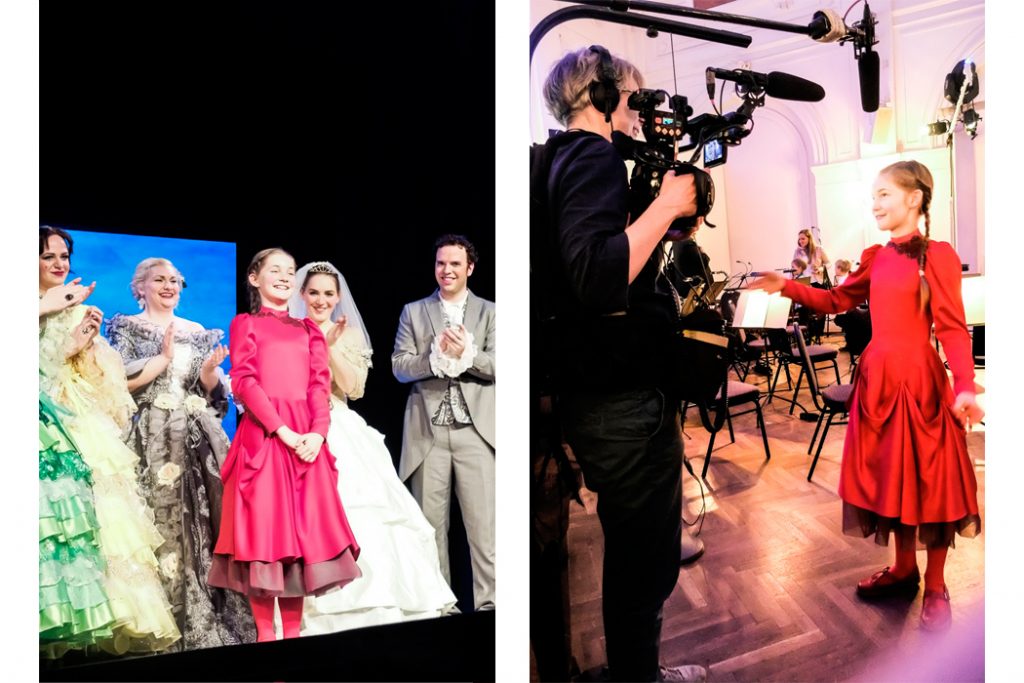 Junior Style Blog: Child Prodigy Musician Alma Deutscher wears The Small Gatsby for the world premiere of her opera Cinderella in Vienna