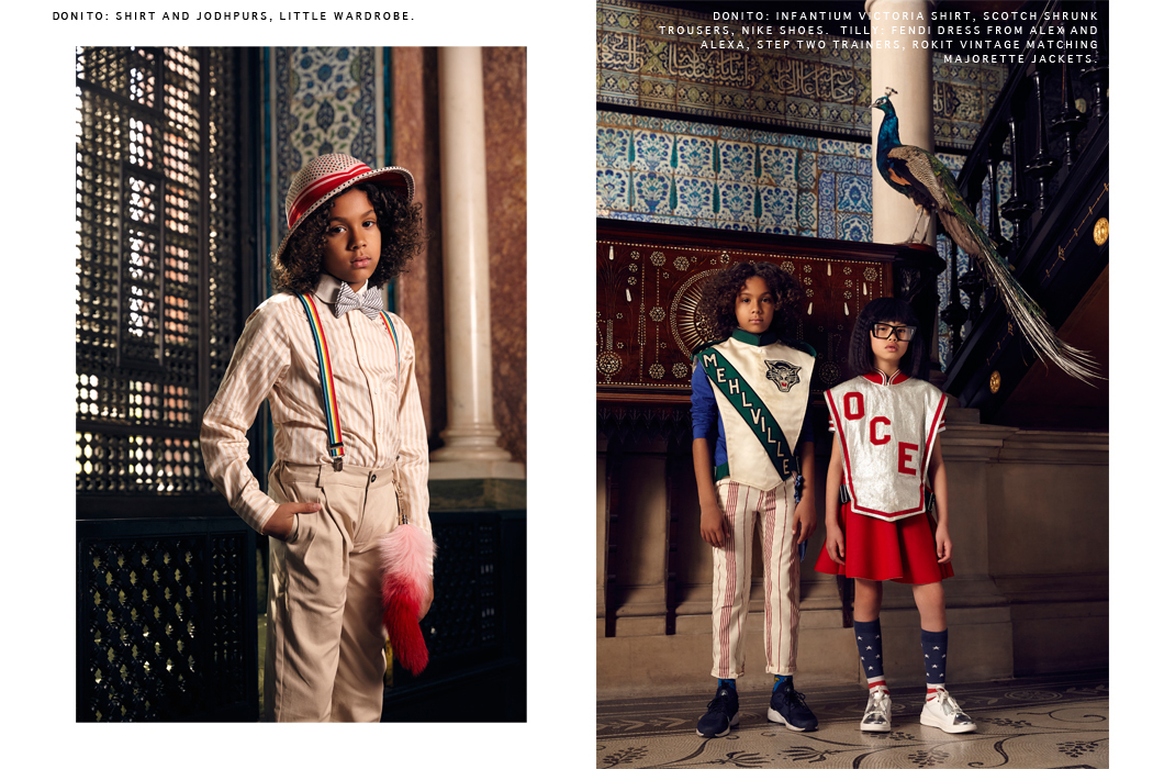 Junior Style The New Bohemians Editorial by Hannah Caotes and Becky Seager #editorial #kidsfashionmagazine #childrensapparel #designer #alessandromichel