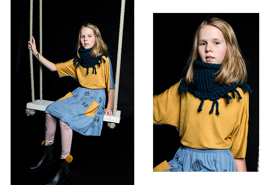 Manuela Kid's Design Fall17 Lookbook #manuelakidsdesign #manuela #kidsfashion #lookbook #girlsclothing #girlswear #juniorstyle #ontheblog #juniorstylelondon #knitwear #handknits #pompoms #fall17 #aw17