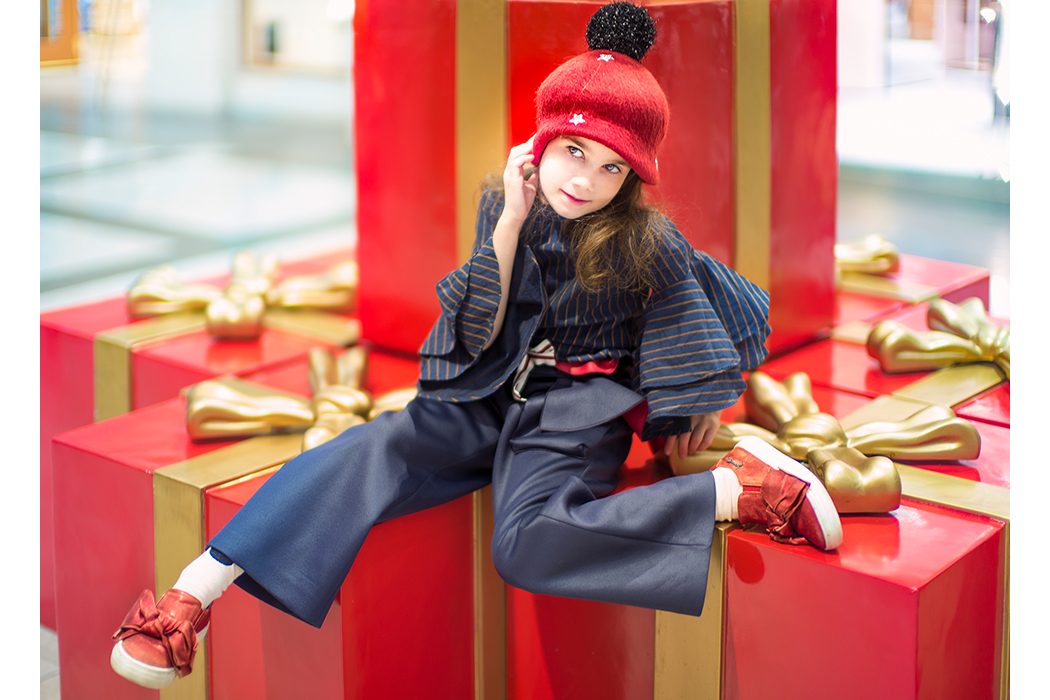Little Miss Sophie Anticipating Christmas #kidswear #fendi #designerkidsfashion #ministyle #littleragstoriches #lolkidsarmonk #littlemisssophie #jrstylekids #luxuryfashion #kidsphotography