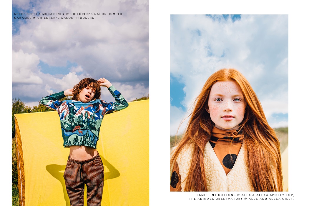 Hooligans Magazine Free The Birds Editorial by Leonie Freeman #kidsfashion #juniorstyle #leoniefreeman #editorial #kidsfashionmagazine #hooligansmagazine #ediorialphotography #birds #bobochoses