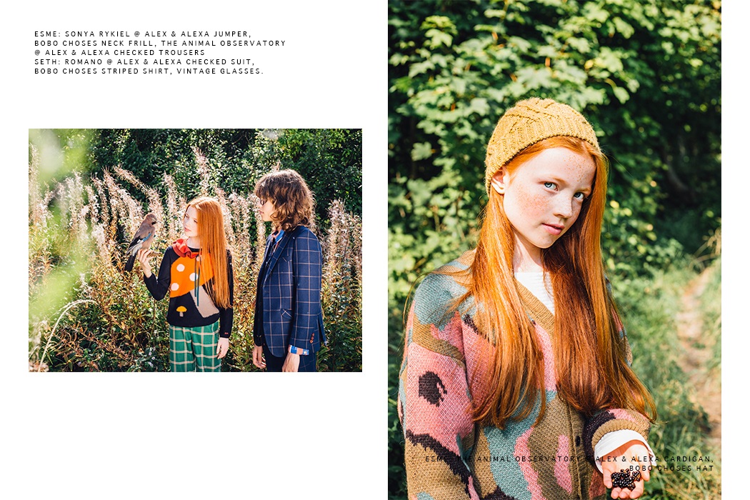 Hooligans Magazine Free The Birds Editorial by Leonie Freeman #kidsfashion #juniorstyle #leoniefreeman #editorial #kidsfashionmagazine #hooligansmagazine #ediorialphotography #birds #bobochoses