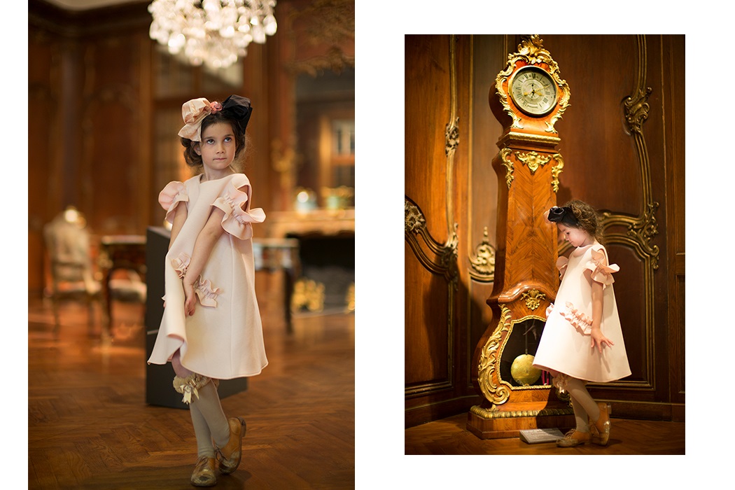 Little Miss Sophies Closet wears Airfish Dolls Kidswear Elegant Girls Dresses from their Latest Collection from Lol Kids Armonk or Airfish Official