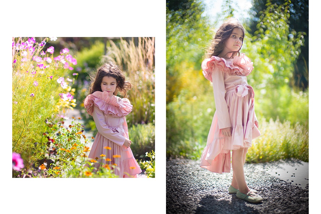 Little Miss Sophies Closet wears Airfish Dolls Kidswear Elegant Girls Dresses from their Latest Collection from Lol Kids Armonk or Airfish Official 
