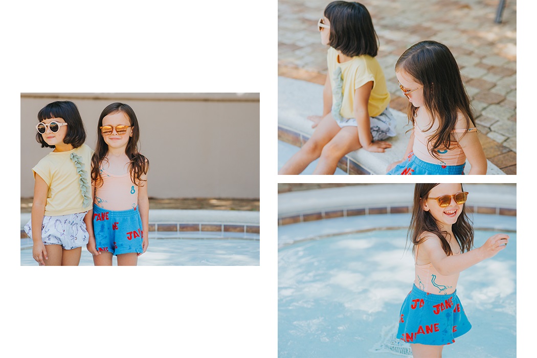 Guest Post Friendships Fun and Summer Sun #kidswear #swimwear #summer #friendships #helloscout #girlfriends #swimsuits #summerstyle #manuelakidsdesign