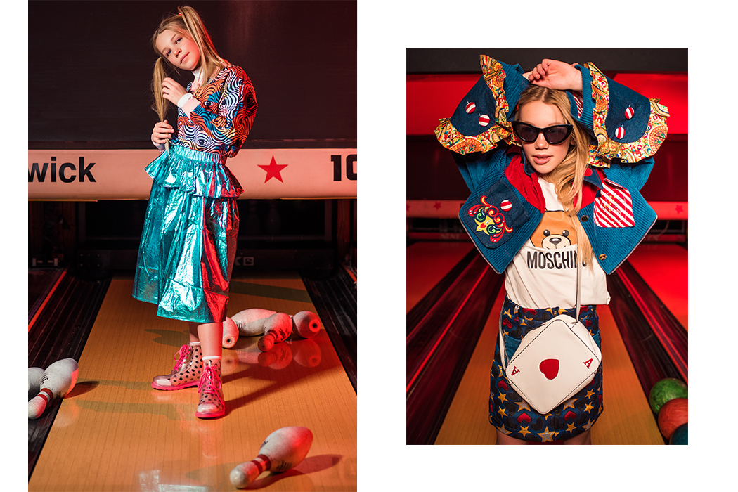 Editorial: Bowling You Over Kids Fashion Editorial by Bear and Pine Photography