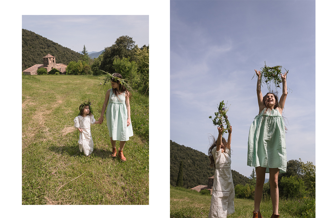 Editorial: Afternoon In The Meadow By Manuela Franjou #imoimoikids #imoimo #girlswear #kidswear #babiekinsmagazine #babiekins