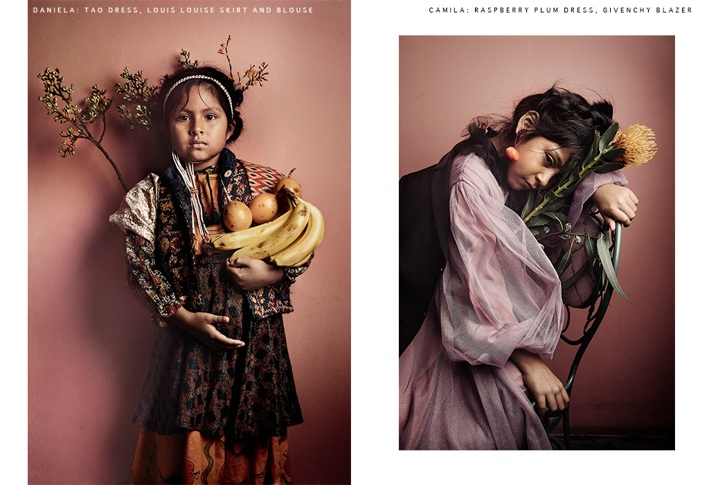 Hooligans Magazine Editorial: The Eyes Of The Incas by Isabel Pinto. Kids Fashion editorial