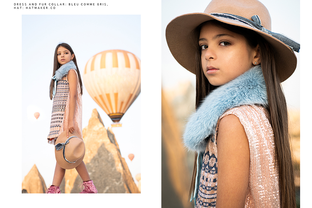 Editorial: WanderLust by Alexandra Atach featuring Noyemi Pia #imoimkids #turkey #cappadocia #hotairballoons #kidswear #girlswear #editorial #kidsfashion