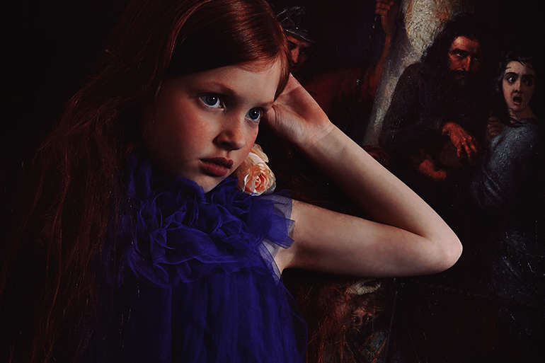 Editorial: Renaissance Girls featuring Imoimo Kids Clothing label for girls. Korean Fashion Brand for girls. #imoimokids #kidsfashion #ministyle