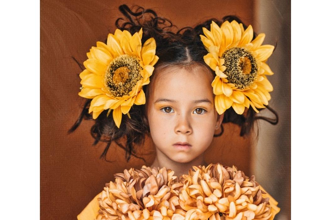 Bloom Where You Are Planted Featuring Child Model Scarlet Hill